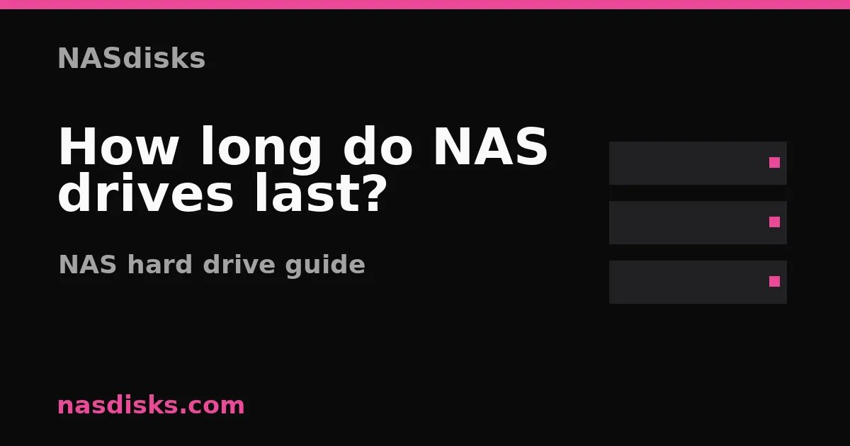 How long do NAS drives last?