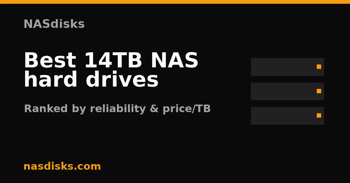 Best 14TB NAS hard drives