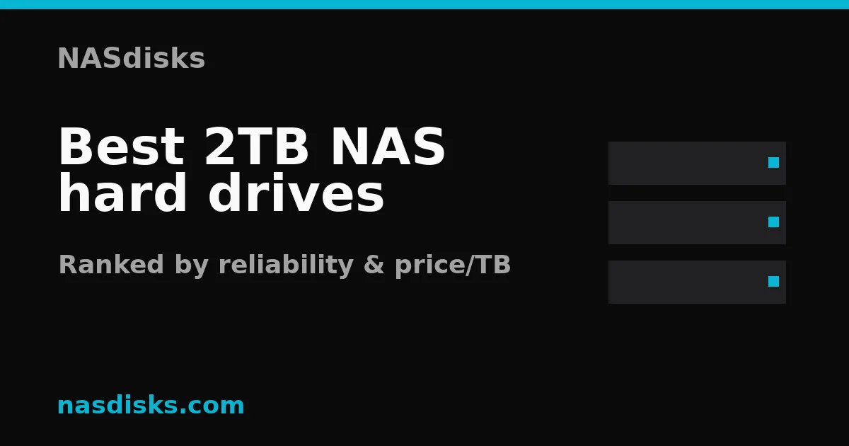 Best 2TB NAS hard drives